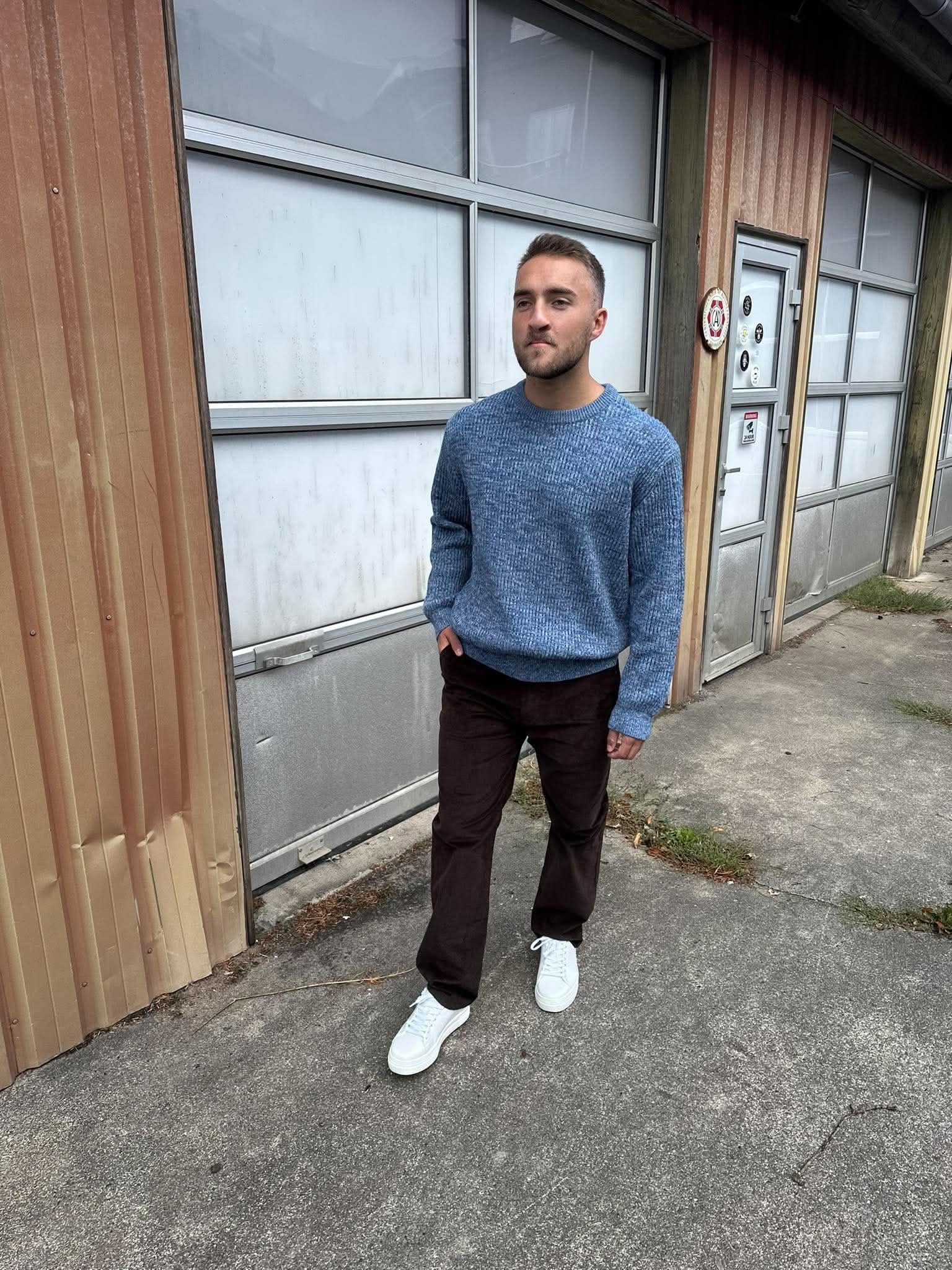 SLMTILUM Pullover - Blue Horizon
